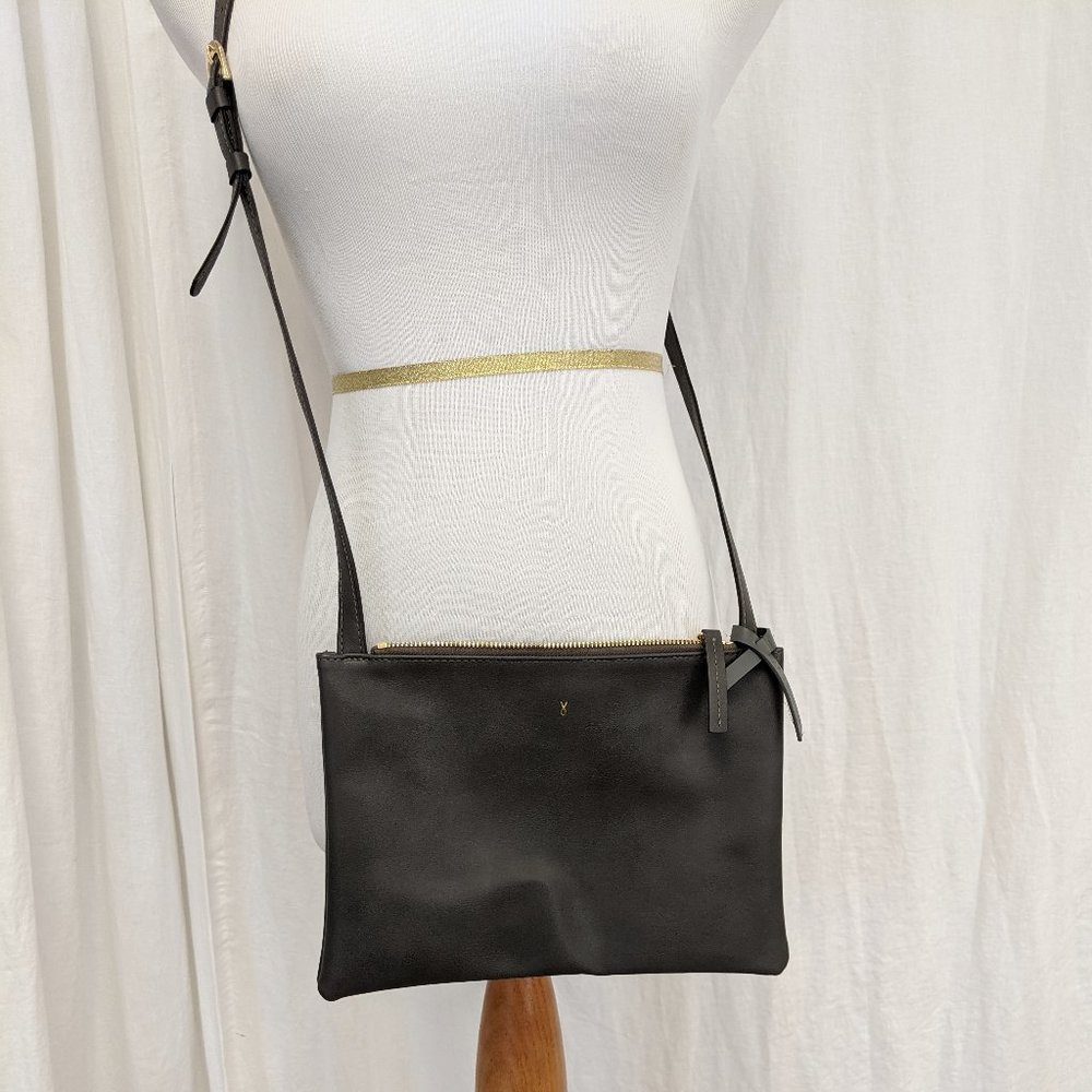 Angela Roi Vegan Leather Black Crossbody Purse
